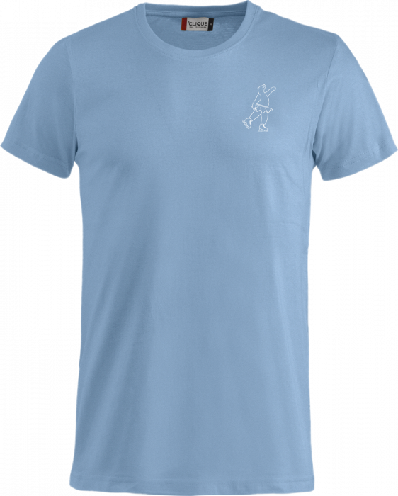 Clique - Basic Cotton T-Shirt - Jasnoniebieski