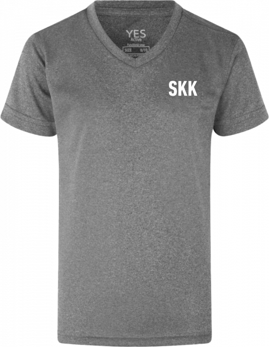 ID - Yes Active T-Shirt Ks - Grey Melange